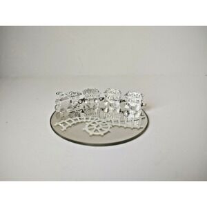 Swarovski Crystal train with track mirror miniature When we were young